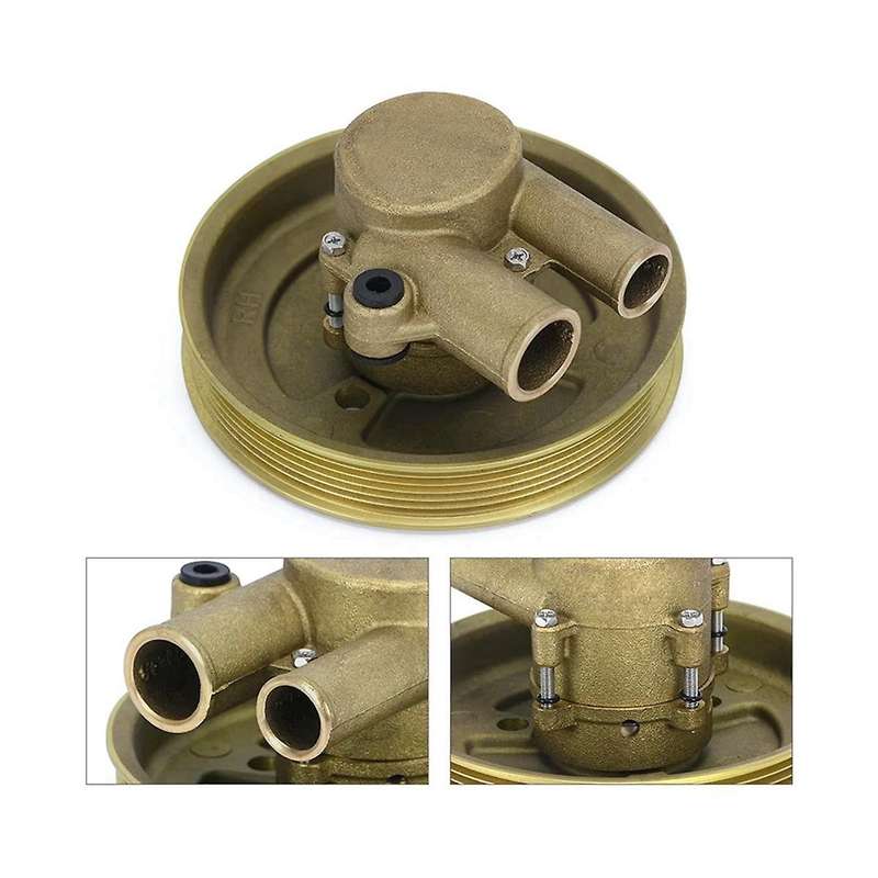 3812519 Raw Sea Impeller Water Pump with Serpentine Pulley for V6 V8 4.3 5.0 5.7 21212799