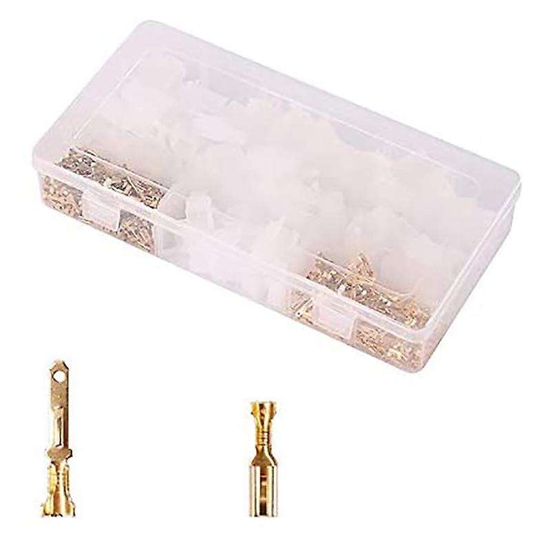 380Pcs Car Connector and Kit, 2 3 4 6 Pin Car Connector Classification Kit, 2.8 mm Car Connector Kit