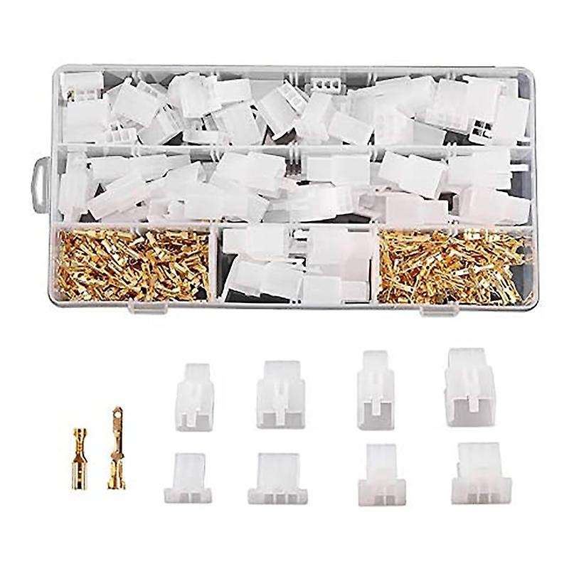 380Pcs Car Connector and Kit, 2 3 4 6 Pin Car Connector Classification Kit, 2.8 mm Car Connector Kit