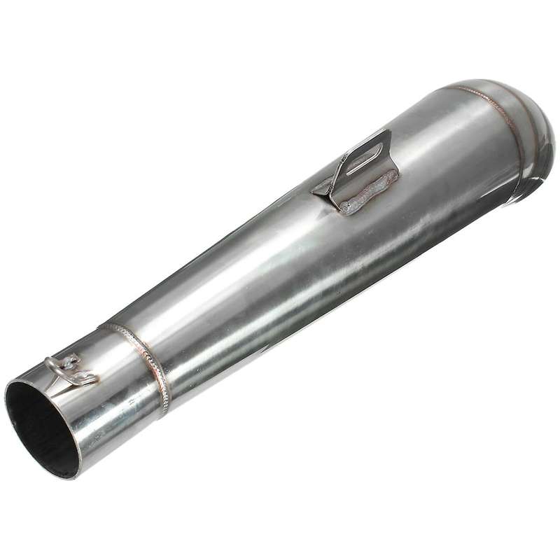 38-51mm 440mm Universal Motorcycle Scooter GP Modified Exhaust Muffler Pipe Street Bike Stainless St