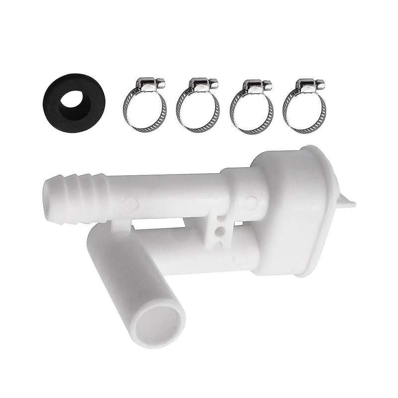 385316906 Vacuum Breaker Toilet Water Valve Kit without Hand Sprayer Hook Up, for , VacuFlush, Trave