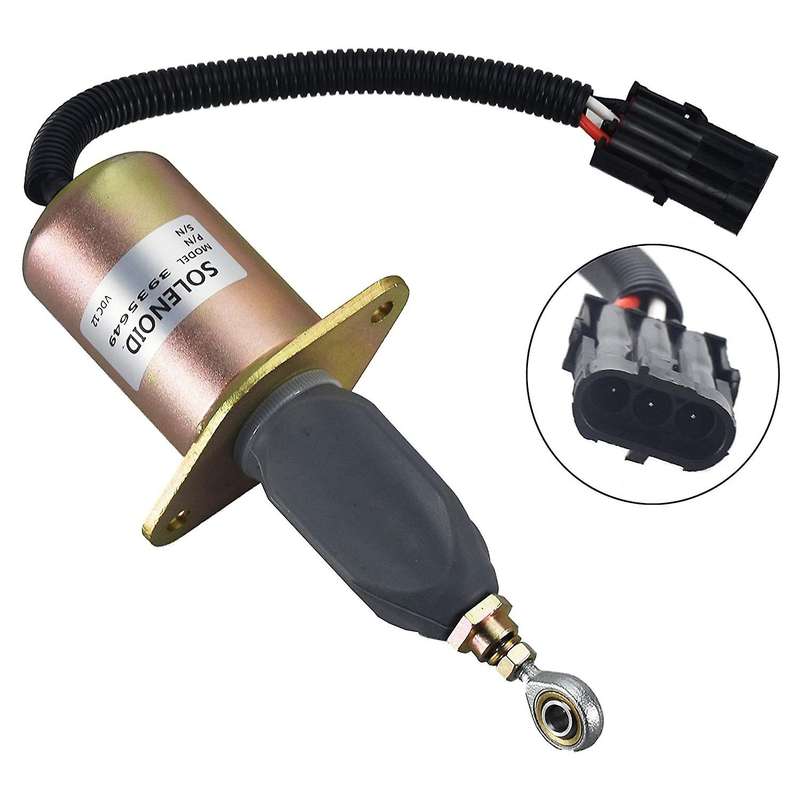 3935649 SA-4764-12 Fuel Shut Off Solenoid for 5.9L 8.3L RAM-crude oil Engine 12VDC