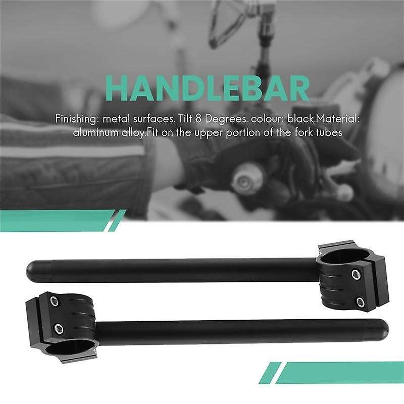 39MM Motorcycle Clip-on 7/8 Fork Handlebars Raised for YZF-R6 1999-2004 R6S 06-09 FZR100