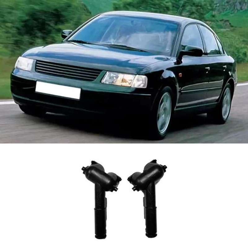 3b0955103 3b0955104 1 Pair Front Headlight Washer Sprayer Nozzle Jet for B5 1997 1998 1999 2000