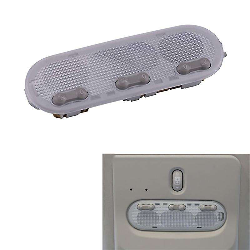 3-Button Car Interior Rear Lamp Dome Reading Light Ceiling Lamp for Sunny March