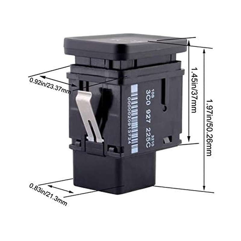 3C0927225 1K0972776 Reversing Radar Switch Wiring Connector Brake Button Car for B6 CC 3C 2006-2012