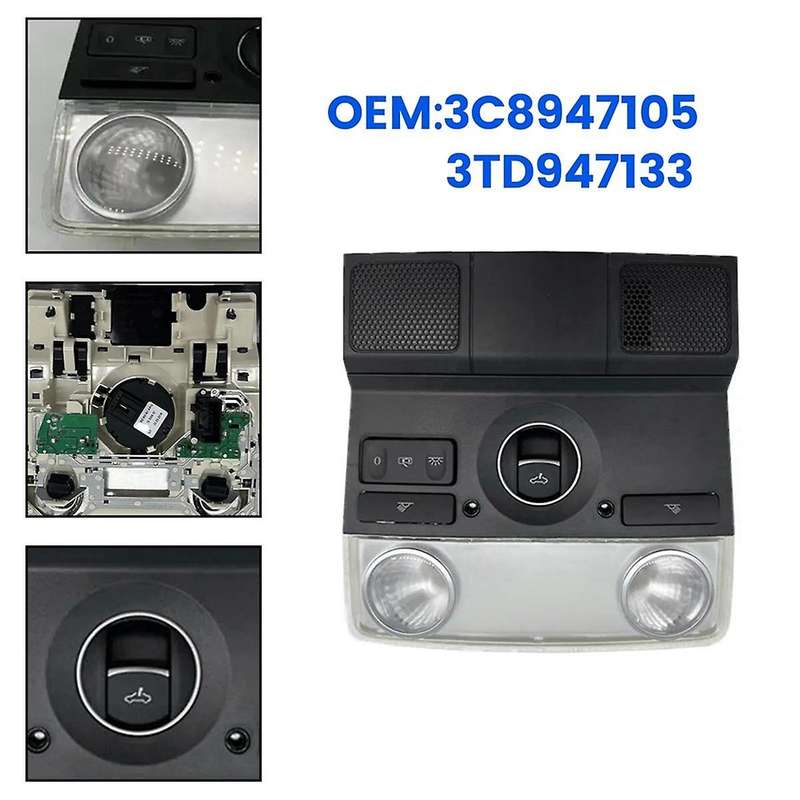 3c8947105 3td947133 Car Front Interior Light Switch Front Dome Reading Map Light Lamp for Cc 2010-20