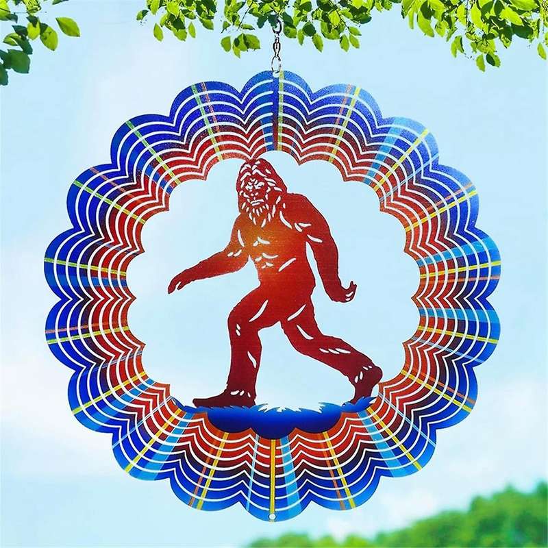 3d Chicken Wind Spinners Gifts for Women 12 Inch 3d Hanging Wind Spinner for Outdoor Decor, Yard Art