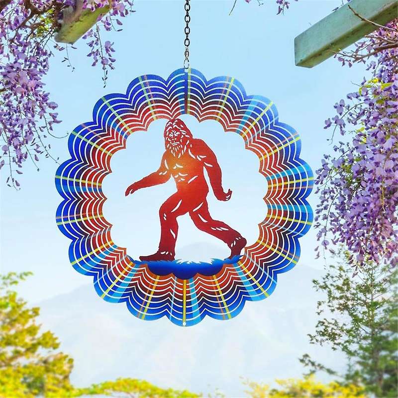 3d Chicken Wind Spinners Gifts for Women 12 Inch 3d Hanging Wind Spinner for Outdoor Decor, Yard Art