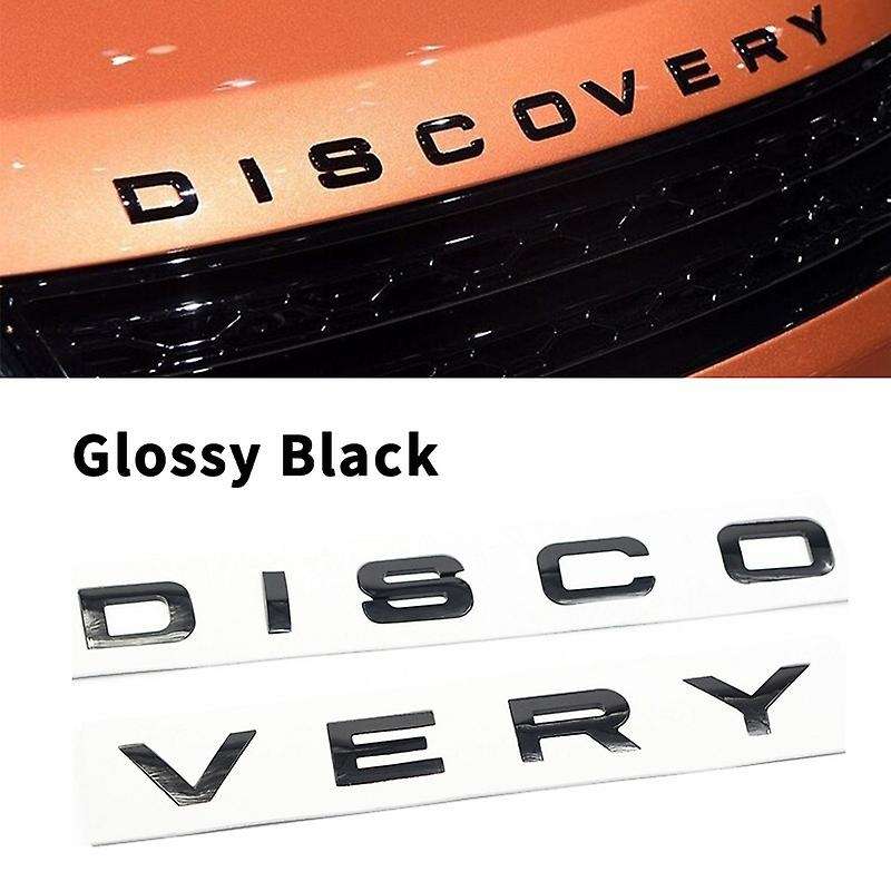 3D Glossy Black Letter Car Rear Front Decal Sticker Compatible Land Rover