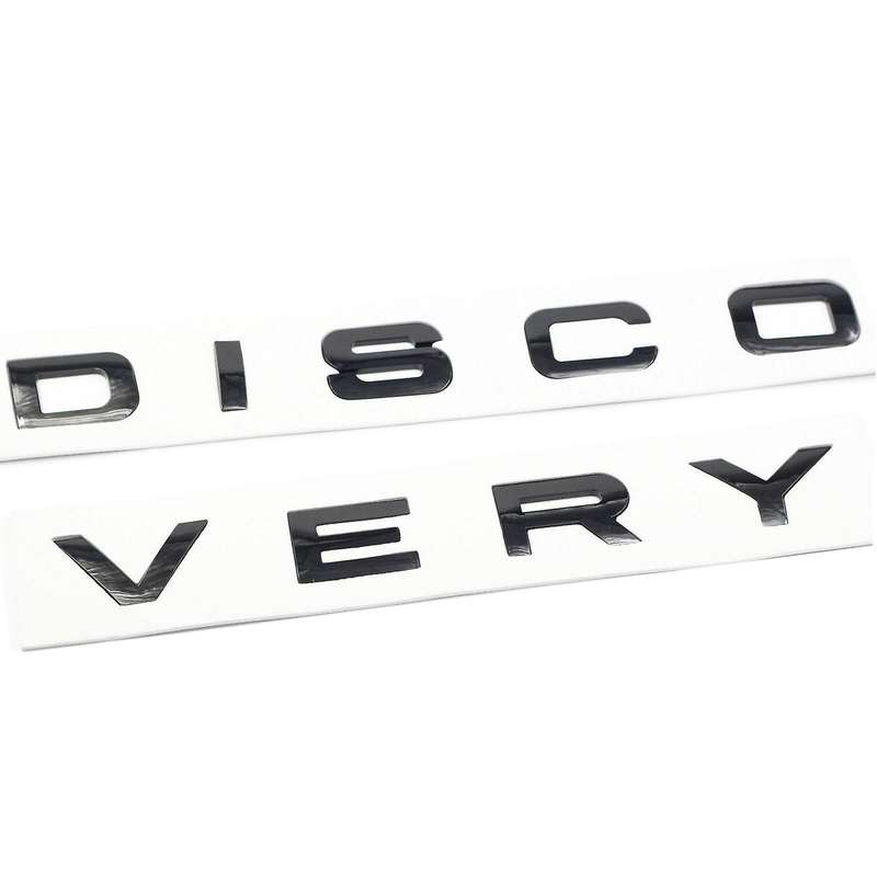 3D Glossy Black Letter Car Rear Front Decal Sticker Compatible Land Rover