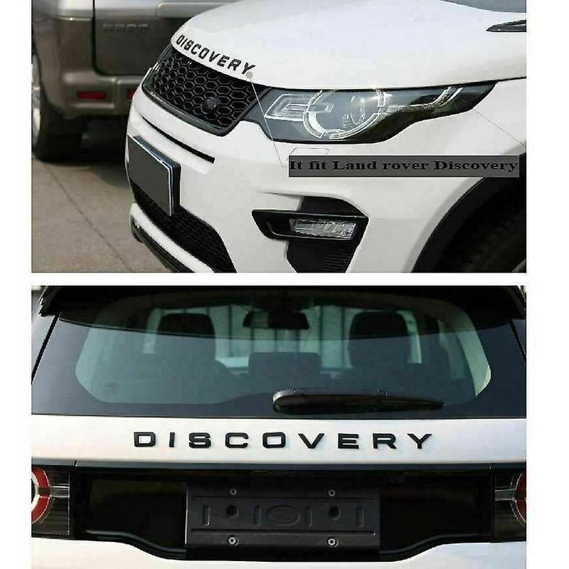 3D Glossy Black Letter Car Rear Front Decal Sticker Compatible Land Rover