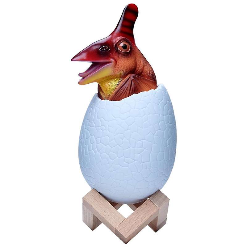 3d Night Light Pterosaur Egg Desk Lamp 3 Color Touch Cartoon Table Lamps Home Decor for Kid Birthday