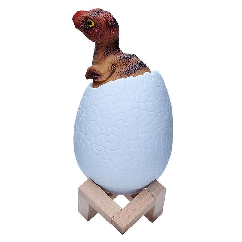 3D Night Light Oviraptor Egg Desk Lamp 3 Color Touch Cartoon Table Lamps Home Decor for Kid Birthday