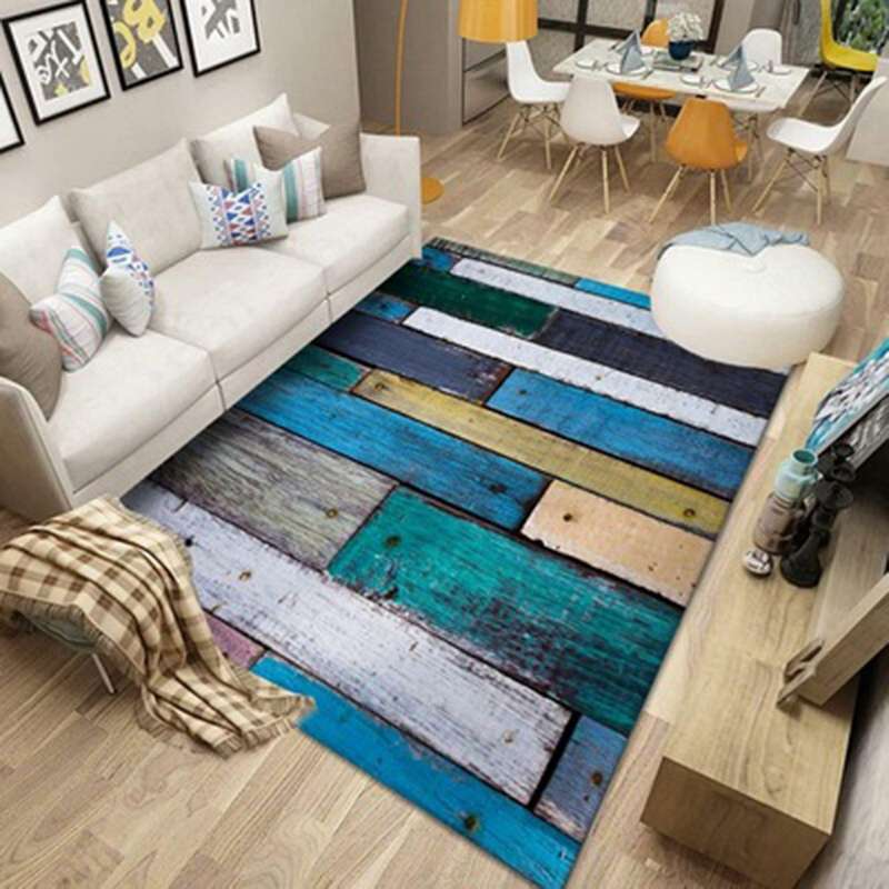 3D Pattern Living Room Carpet Children's Room Decoration Large Carpet Home Corridor Bedroom Bed Otto