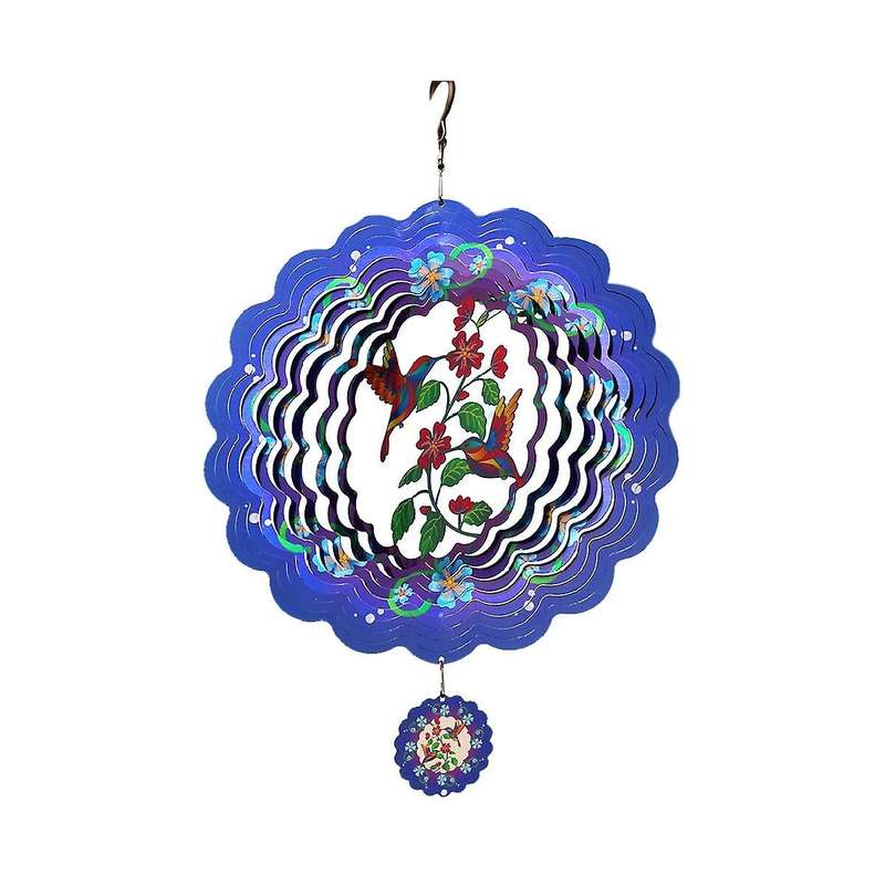 3d Rotating Wind Chime 12 Inch Wind Chime Outdoor Hanging Decoration