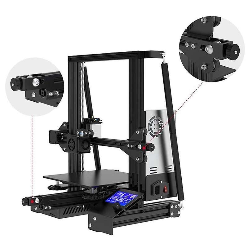 3D Printer Parts Stretch Belt Straightener 2020 X-Axis and 2040 Y-Axis Profile Belt Tensioners Are S