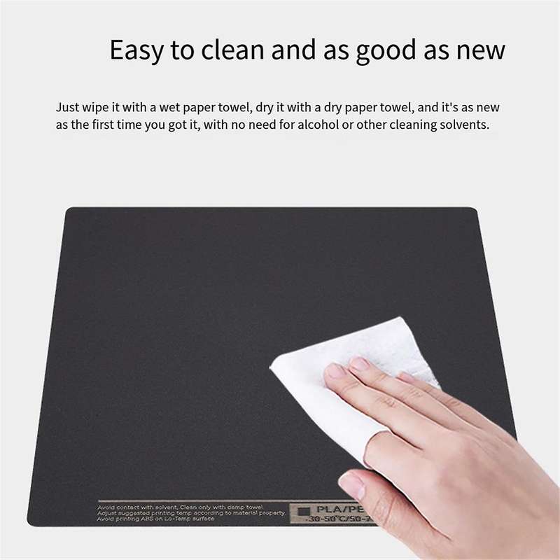 3D Printer Building Plate for K1 MAX 310x315mm Double Side Polyurea Sheet Spring Steel Sheet Heat B
