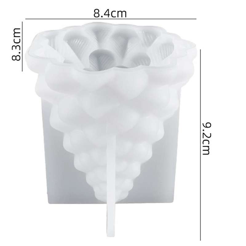 3d Silicone Mold Diy Jewelry Light Holder Epoxy Resin Mold Diy Mold for Fondant Cake, Aromatherapy