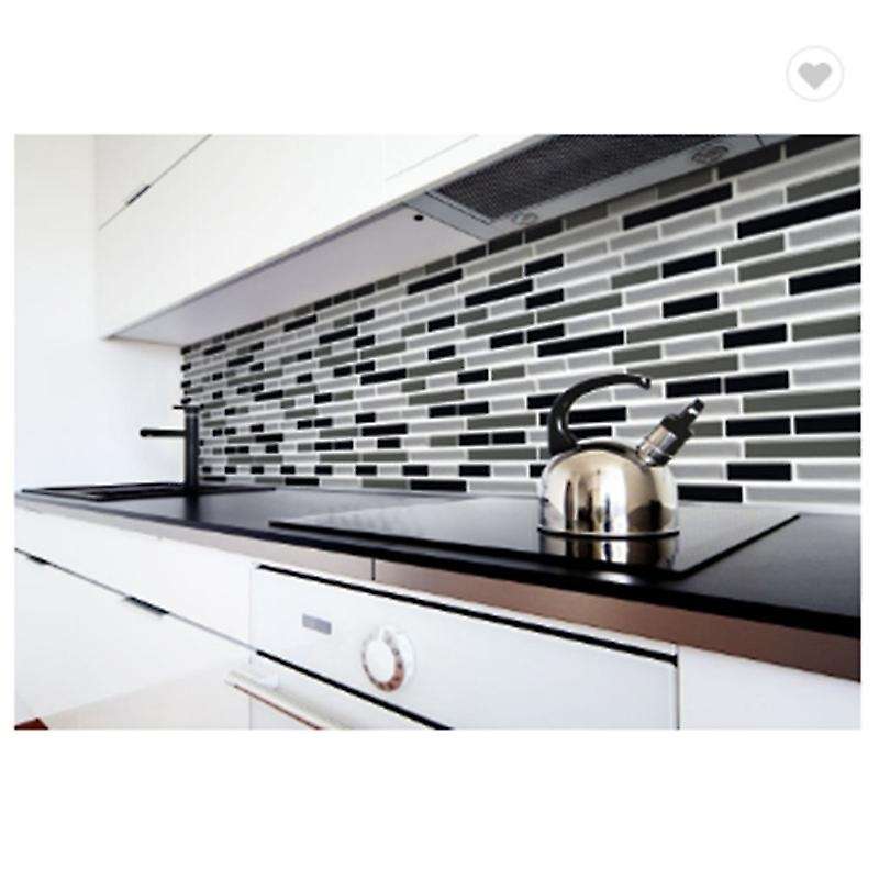 3d Wall Stickers Brick Wallpaper Tile for Kitchen Bathroom Backsplash Anti-tile Home Decor 28x23.5c