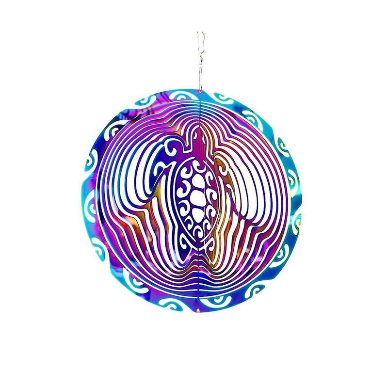 3d Tortoise Wind Chimes Spinner Bell Pendant for Room Party Christmas Decor Garden Decoration Outdoo