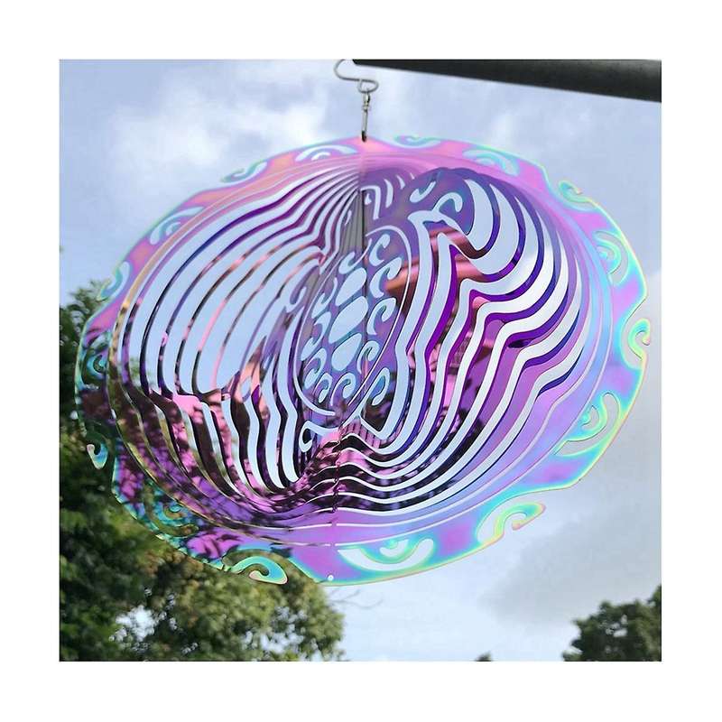 3d Tortoise Wind Chimes Spinner Bell Pendant for Room Party Christmas Decor Garden Decoration Outdoo