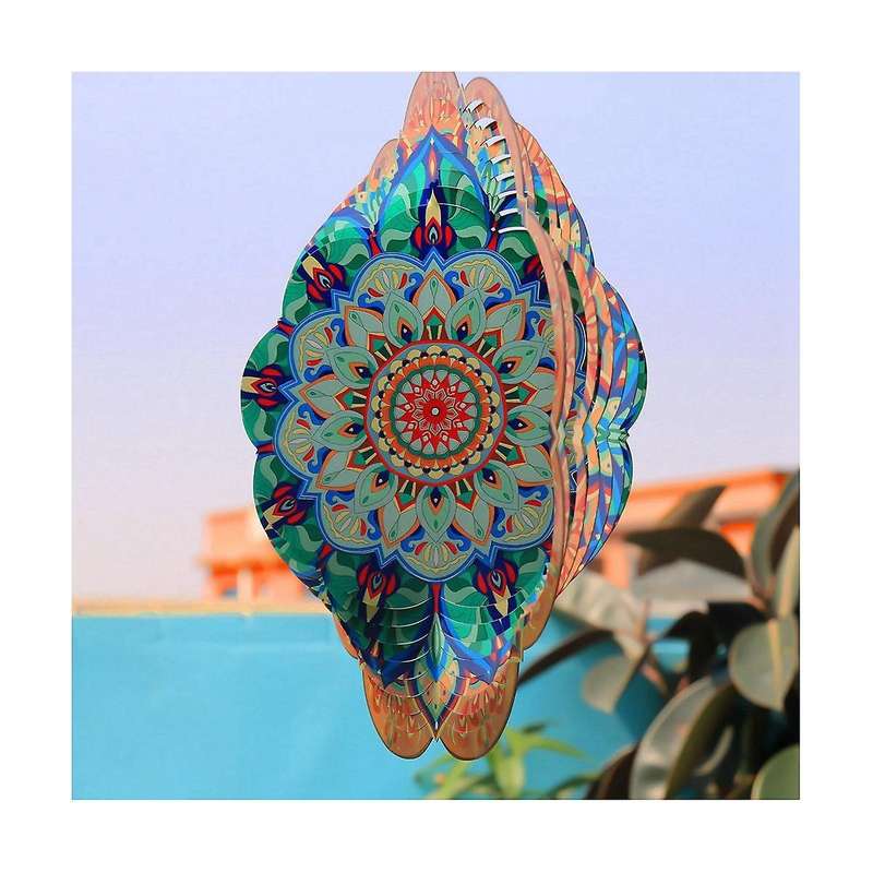 3d Wind Spinners- Swivel Hanging Wind Catcher In Outdoor Garden Balcony Garden Yard Lawn Patio Deco