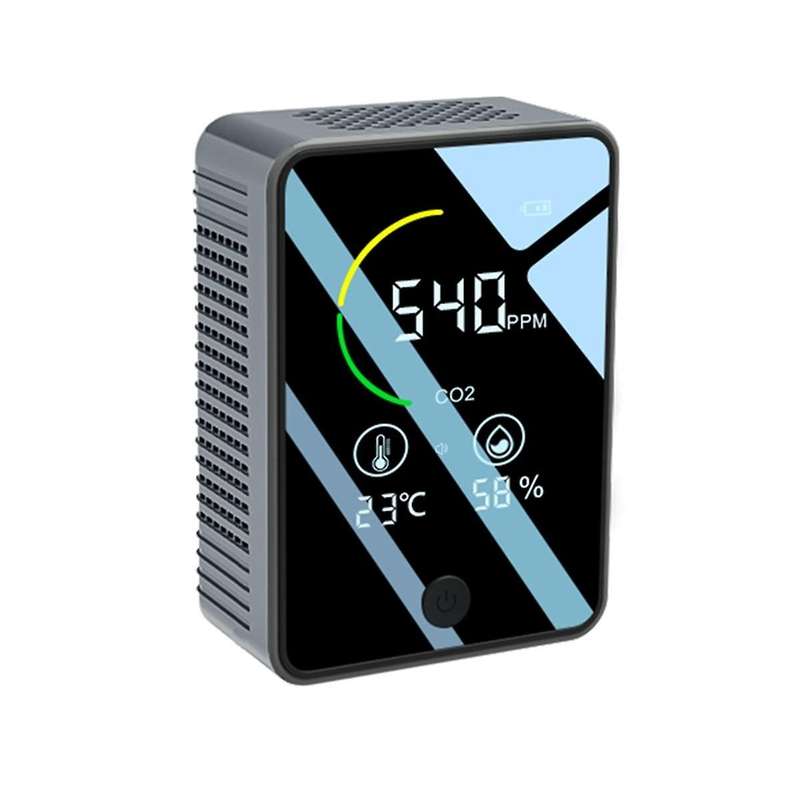 3-in-1 Air Quality Detector, Carbon Monoxide Temperature Humidity Detector, Indoor CO Alarm Detector