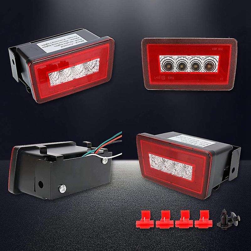 3-In-1 LED Rear Fog Light Kit for 2011-Up / XV Crosstrek, Brake Backup Reverse Light (Red Lens)