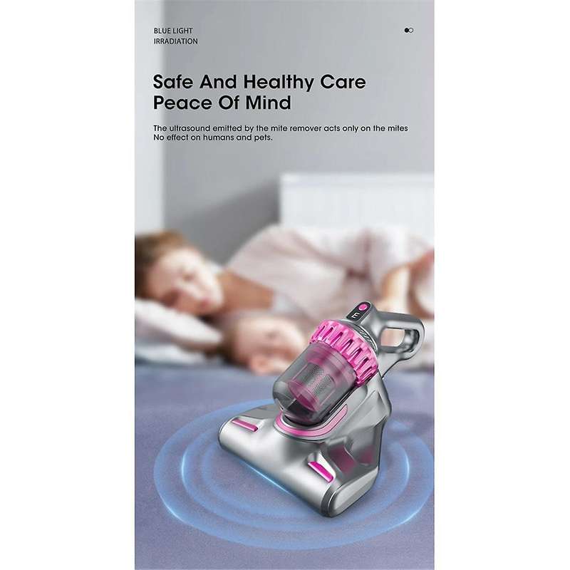 3-in-1 Wireless Vacuum Cleaner with Uv Sterilization, Mite and Dust Removal for Car Bed Household Mi