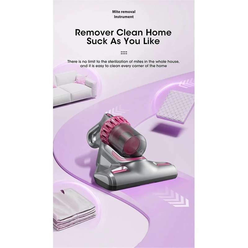 3-in-1 Wireless Vacuum Cleaner with Uv Sterilization, Mite and Dust Removal for Car Bed Household Mi