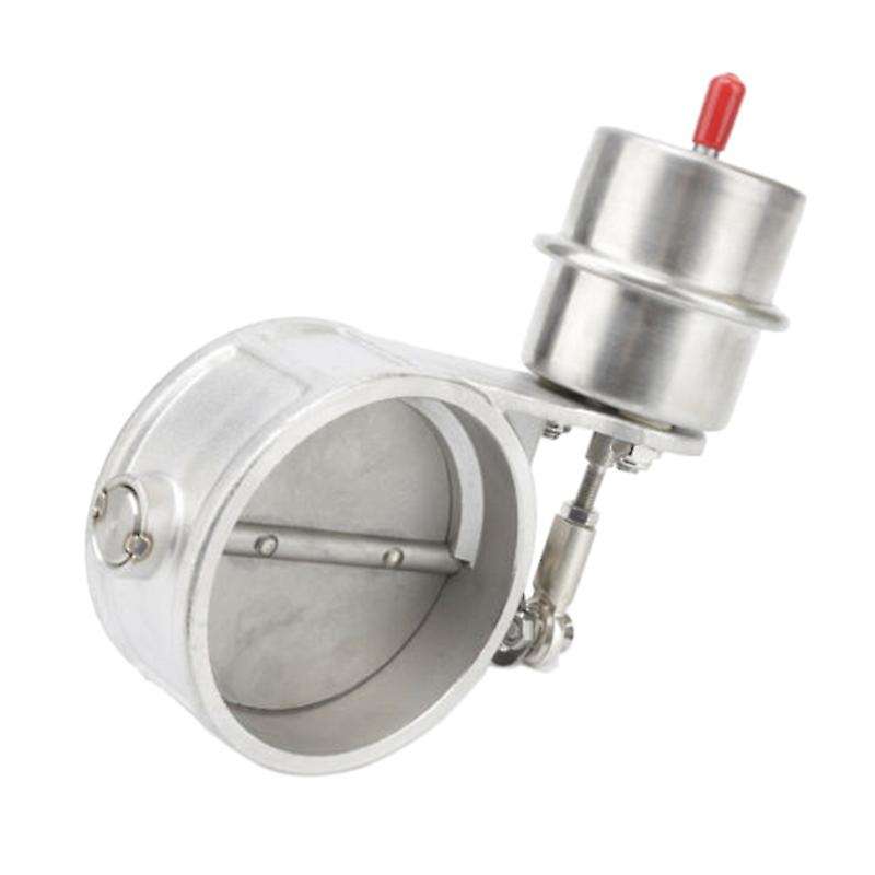 3inch 76mm Exhaust Control Valve Set Vacuum Actuator CLOSED Style Cutout Downpipe
