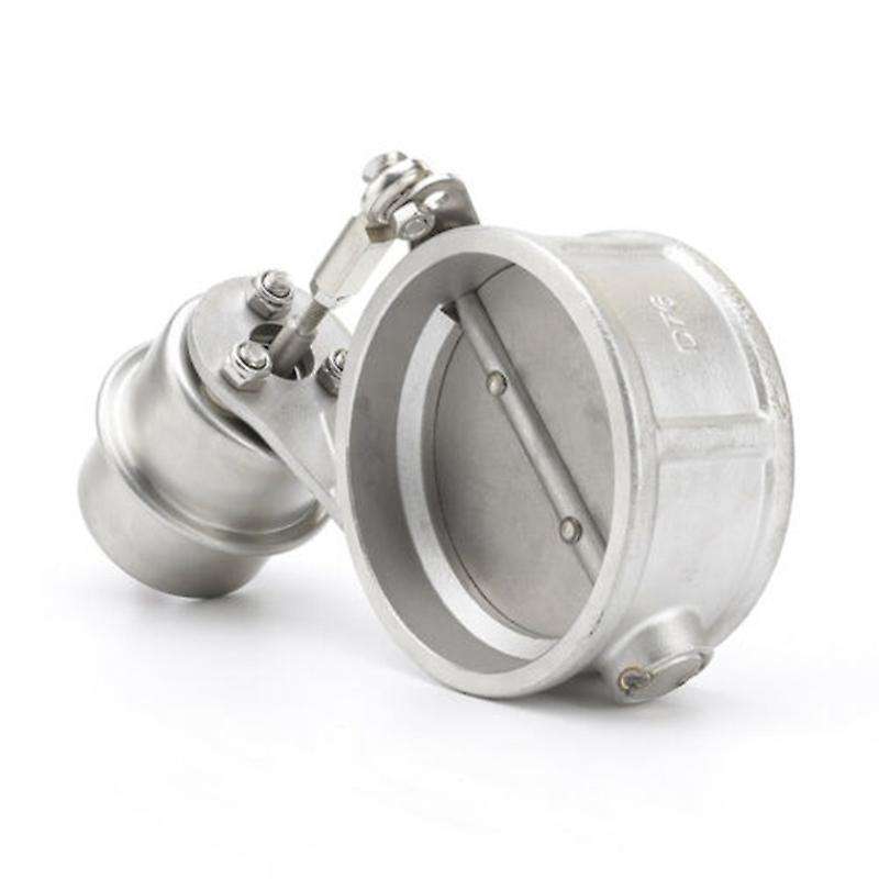 3inch 76mm Exhaust Control Valve Set Vacuum Actuator CLOSED Style Cutout Downpipe