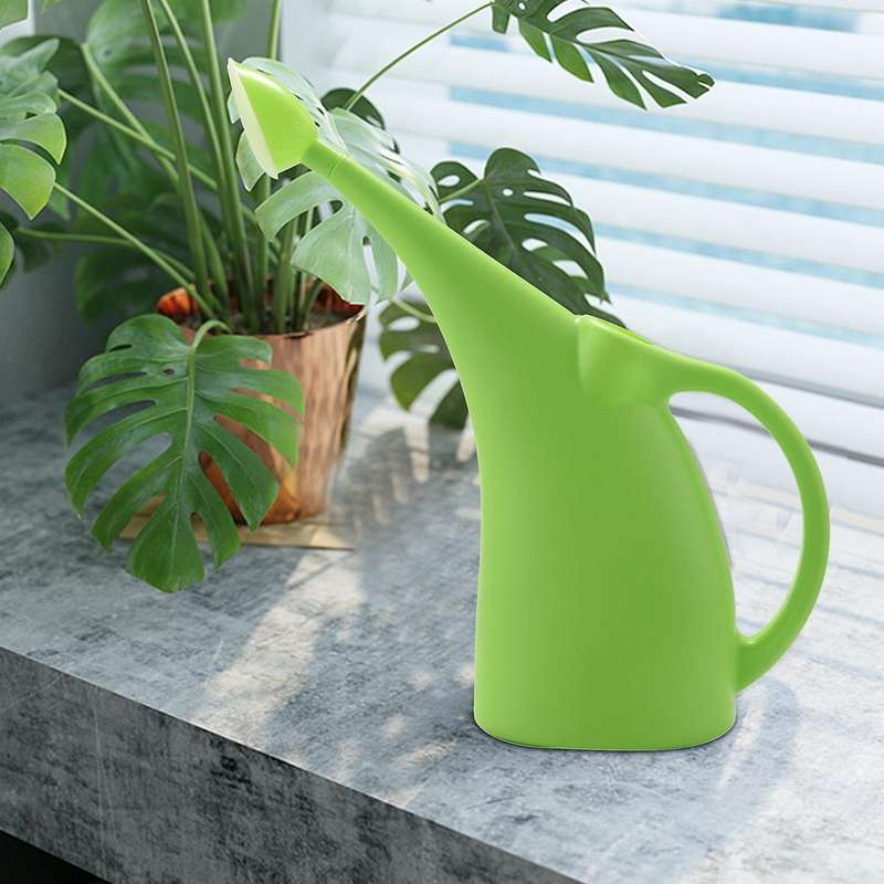 3l Large Capacity Plastic Watering Can for House Outdoor Plant Green Watering Vegetable Garden Wate