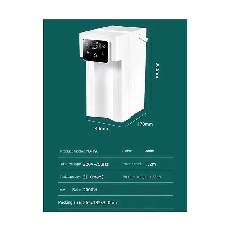 3l Ready-to-drink Portable Water Dispenser Home Small Desktop Four-stage Temperature-controlled Wate