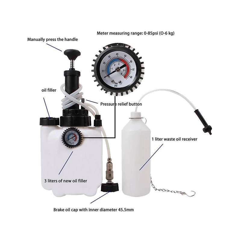 3l Transmission Oil Change Pump System Car Manual Brake Fluid Replacement Tool Fluid Pump Fuel Disp