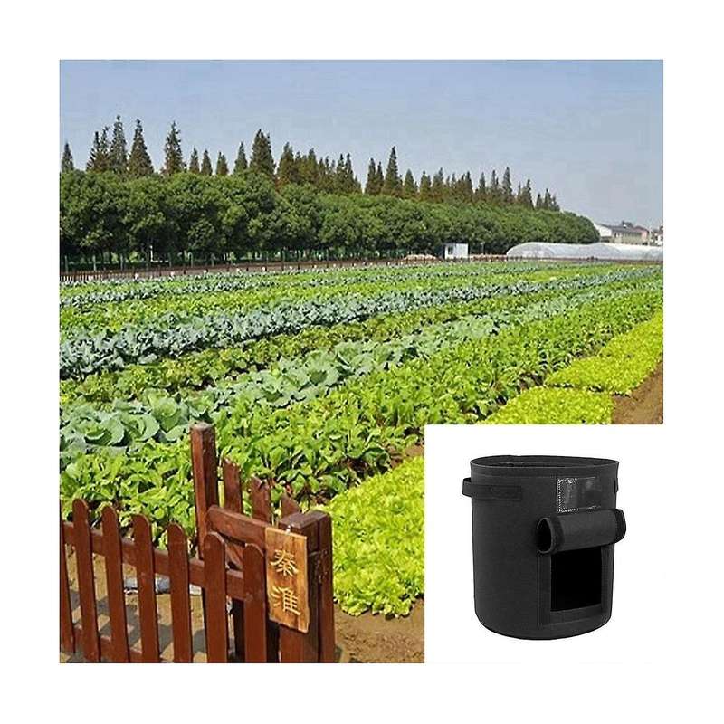 3-pack 10 Gallon Potato Grow Bag, Grow Bags with Handles and Visualized Flap, Thickened and Breatha