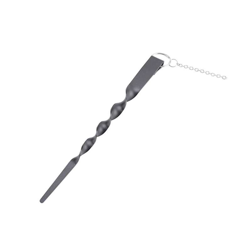 3mm Thk, 13 Inches Rain Chain Anchoring Stake Including 17 Inches Long-Chain -Coated Iron
