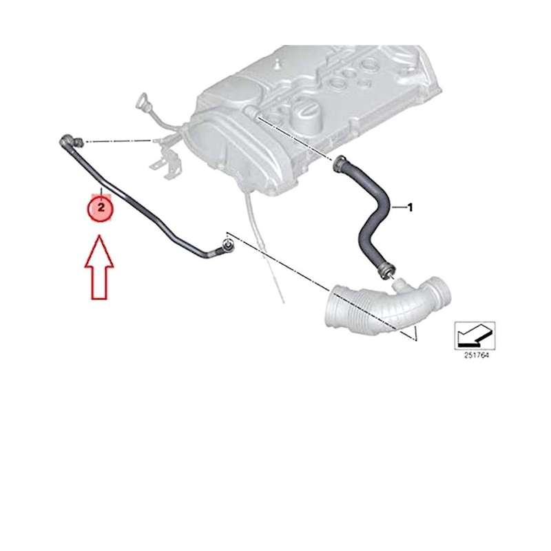 3pc Air Duct Filtered Pipe Intake Exhaust Hose Kit for F20 F20n F21n F30 F35 13717597586 1115760814