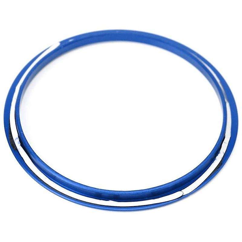 3Pc Blue AC Climate Control Outer Ring Covers Compatible for , , , Forester, XV Crosstrek
