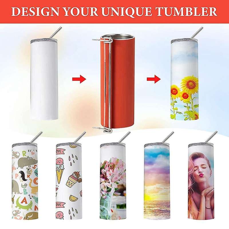 3Pc Sublimation Mug Wraps,Sublimation Silicone Tumbler Wrap with Resistant Gloves,Heat Press Mug Cla