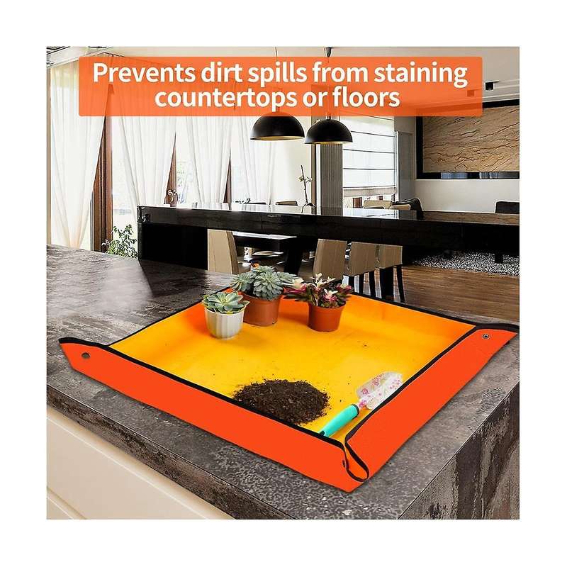 3pcs 26.8 X 26.8inch Repotting Mats for Indoor Plant Transplant Control Mess Best Gardening Gift for