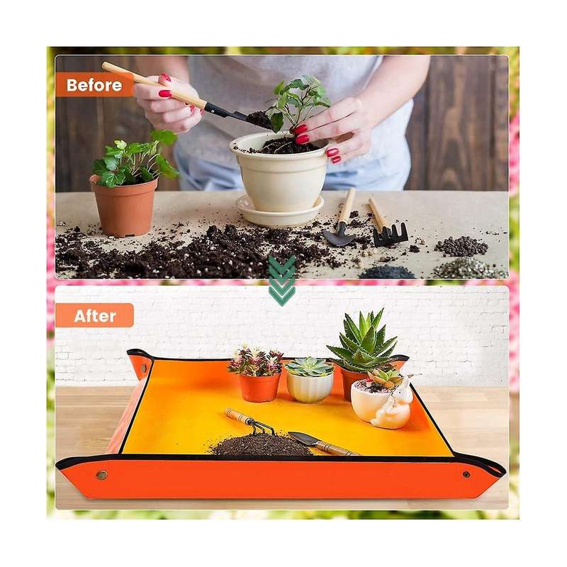3pcs 26.8 X 26.8inch Repotting Mats for Indoor Plant Transplant Control Mess Best Gardening Gift for