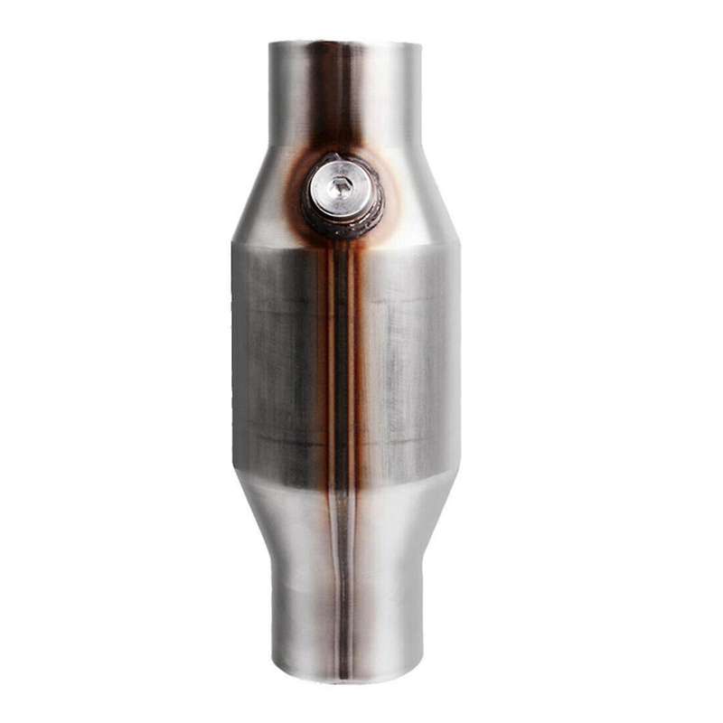 3Pcs 2.5inch Spun Universal Catalytic Converter Stainless Steel 425250 Exhaust Catalytic Converter