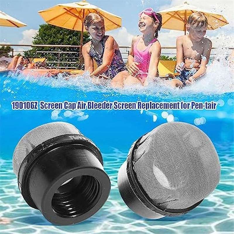 3pcs 190106Z Screen Cap Air Bleeder Screen Replacement Air Bleed Strainer Replacement Fiberglass Po