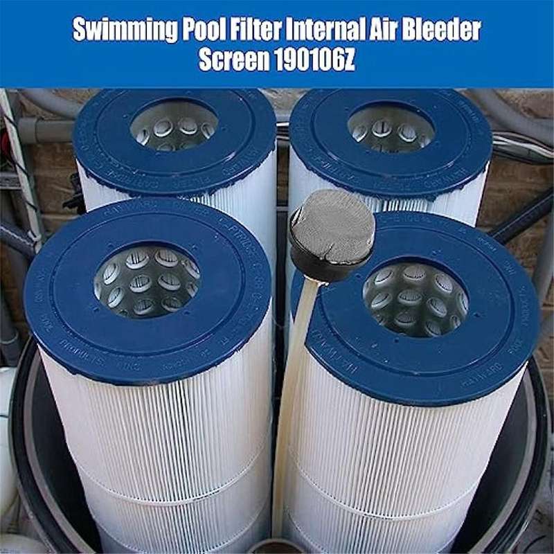 3pcs 190106Z Screen Cap Air Bleeder Screen Replacement Air Bleed Strainer Replacement Fiberglass Po