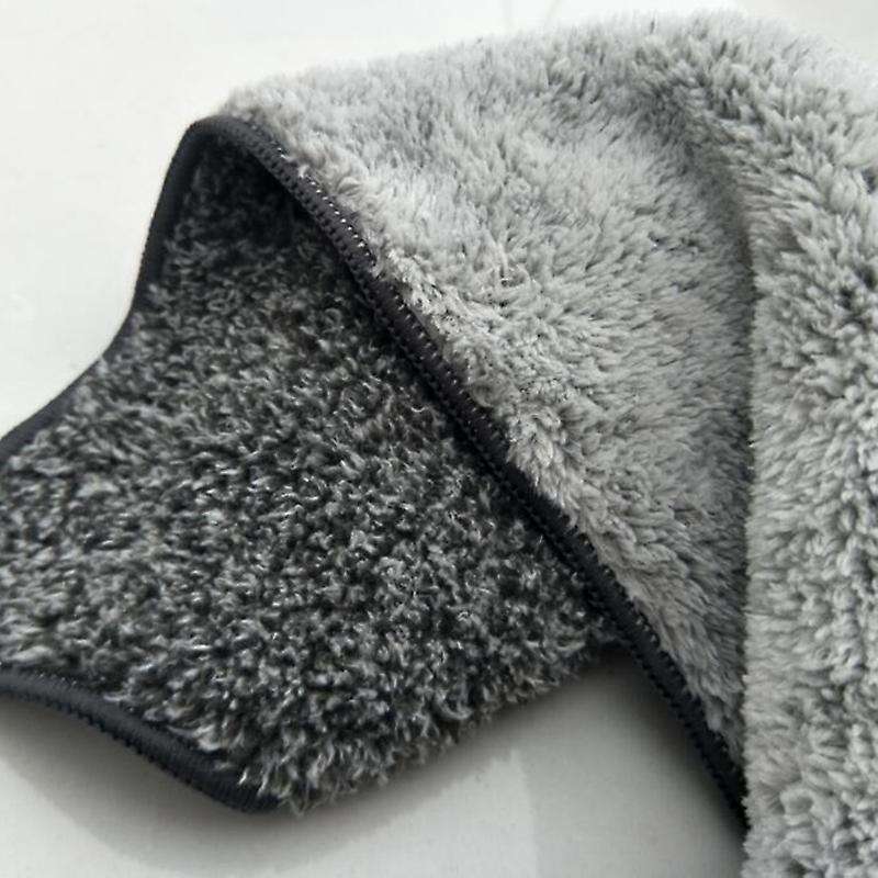 3PCS 40X40cm Car Microfiber Cleaning Towels Dust Rags Cleaning Cloths Bulk Multi-Functional Wipes Re