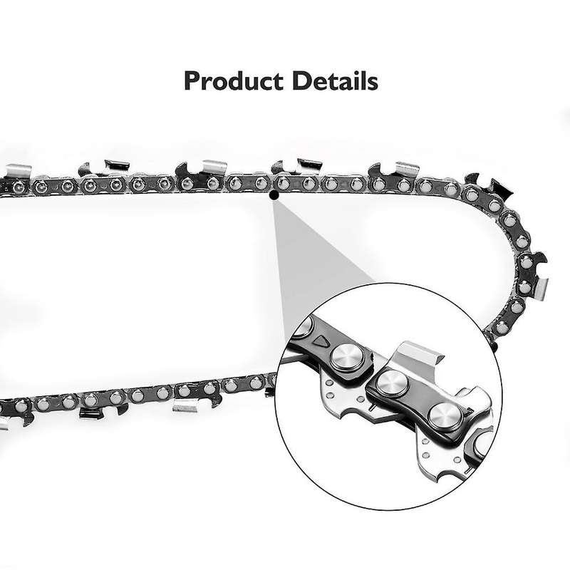 3Pcs 4 Inch 1/4inch Mini Steel Chainsaw Chain Electric Electric Saw Accessory Replacement Electric C