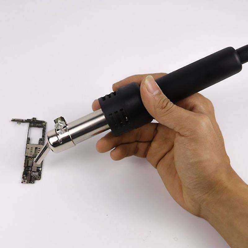 3Pcs 45 Degree Hot Nozzles 7/8/10mm Curved Nozzles Replaceable for 850 Hot Soldering Station