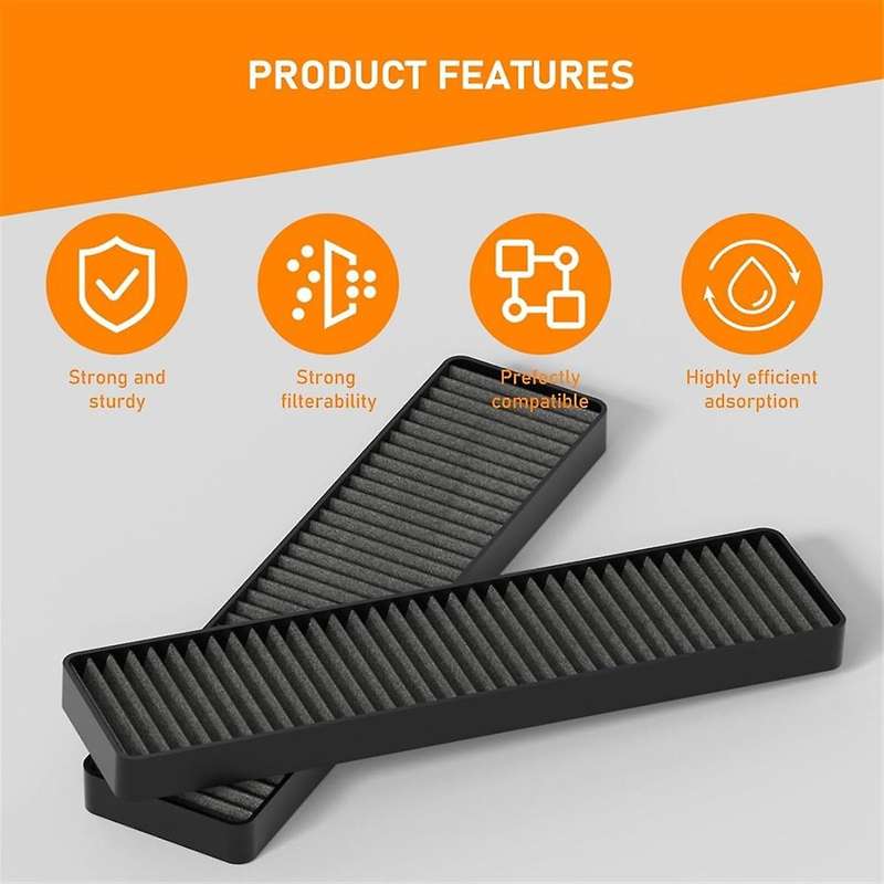 3pcs 5230W1A003A Microwave Charcoal Filter Replacement for Microwave Air Filter,Charcoal Filter